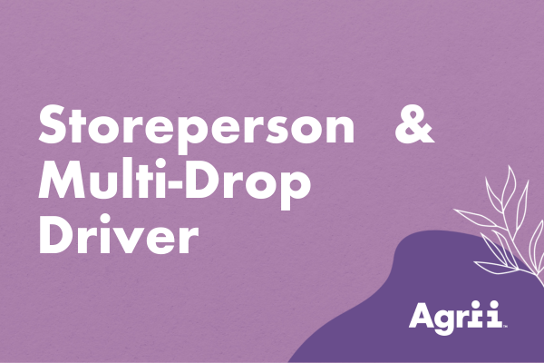 Storeperson & Multi-Drop Driver 