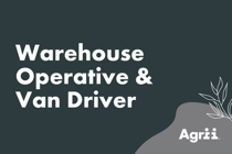 Warehouse Operative Van Driver